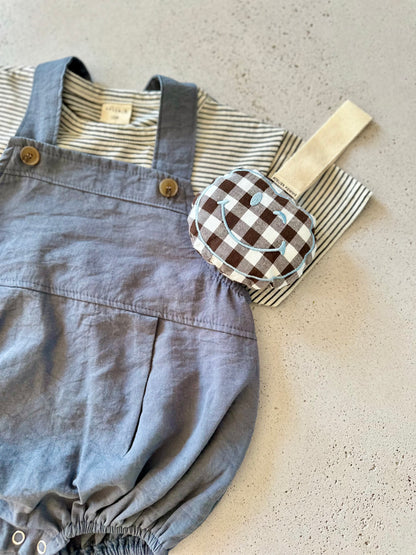 Bebe Sam bloomer overall - charcoal
