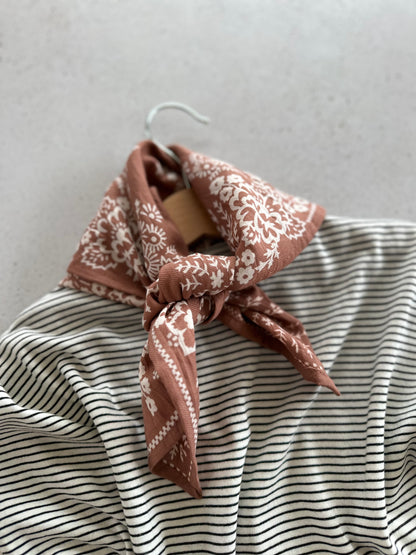 Mysore mini scarf - cinnamon