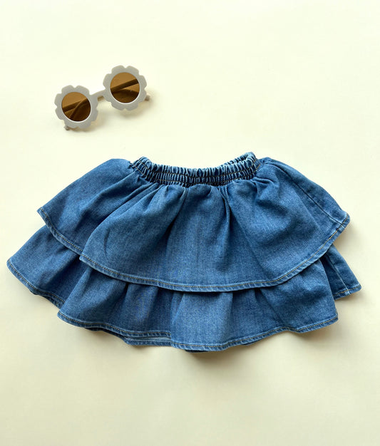 Comma denim skirt