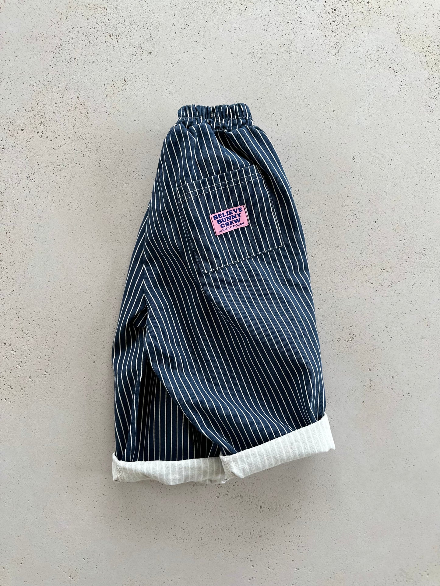 George stripe pants - navy