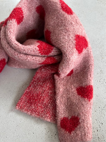 Hearts scarf - colors