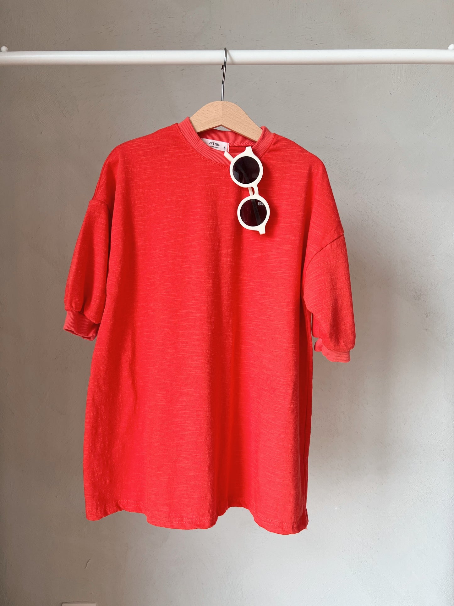 Tee dress scarlet