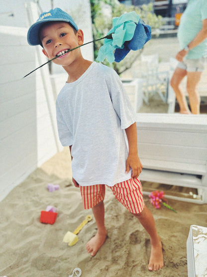 Bastien nice stripe pants - orange-beige