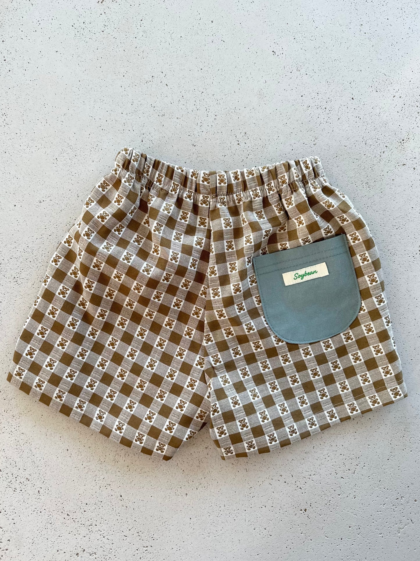 Cute bear shorts - milk-brown