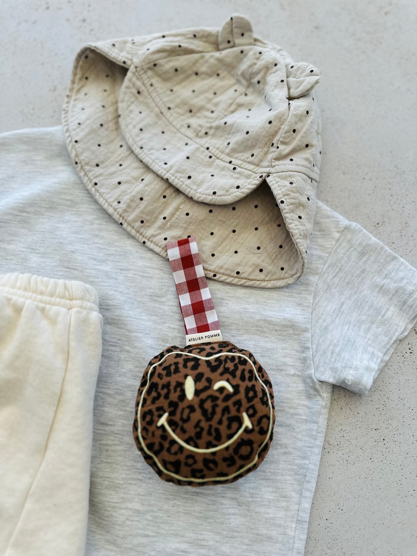 Pacifier cloth pomme - leopard love