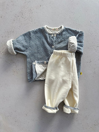 Bebe Lou soft pants - cream