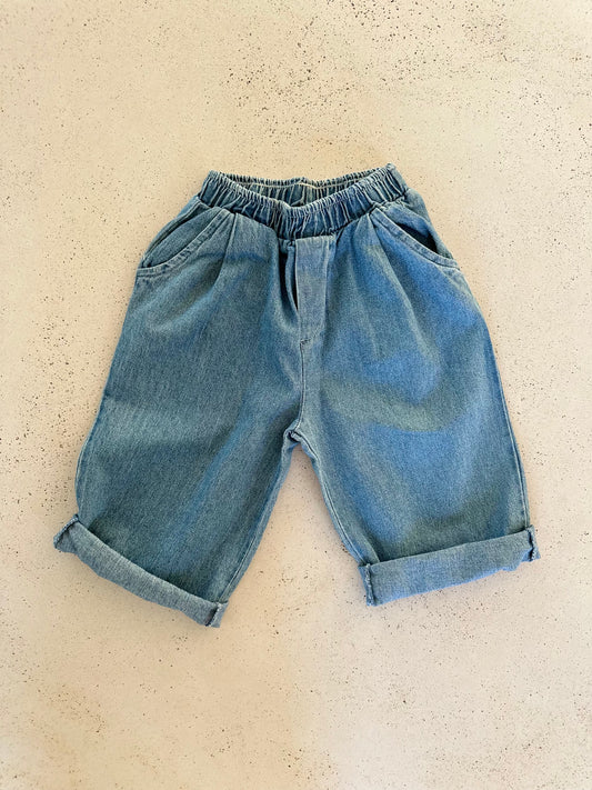 Ralph denim baggy pants - blue