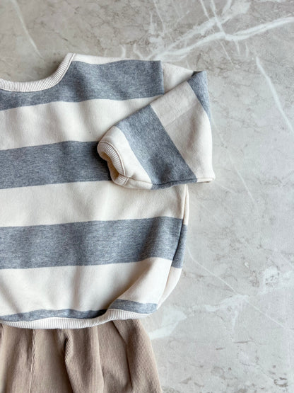 Dani sweatshirt - Grey stripe