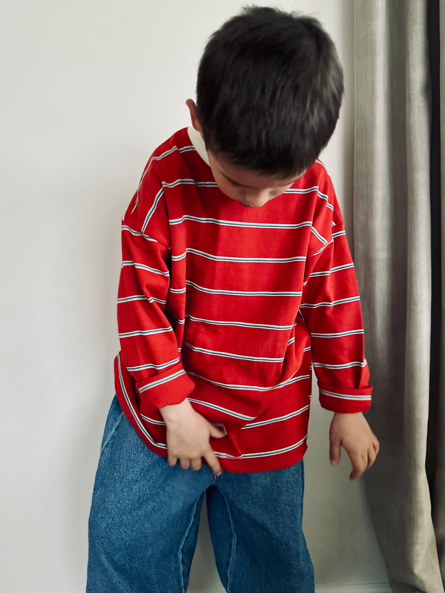 Lee oversized longsleeve sweatshirt - red