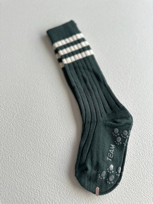 Pair of knee socks - forest green