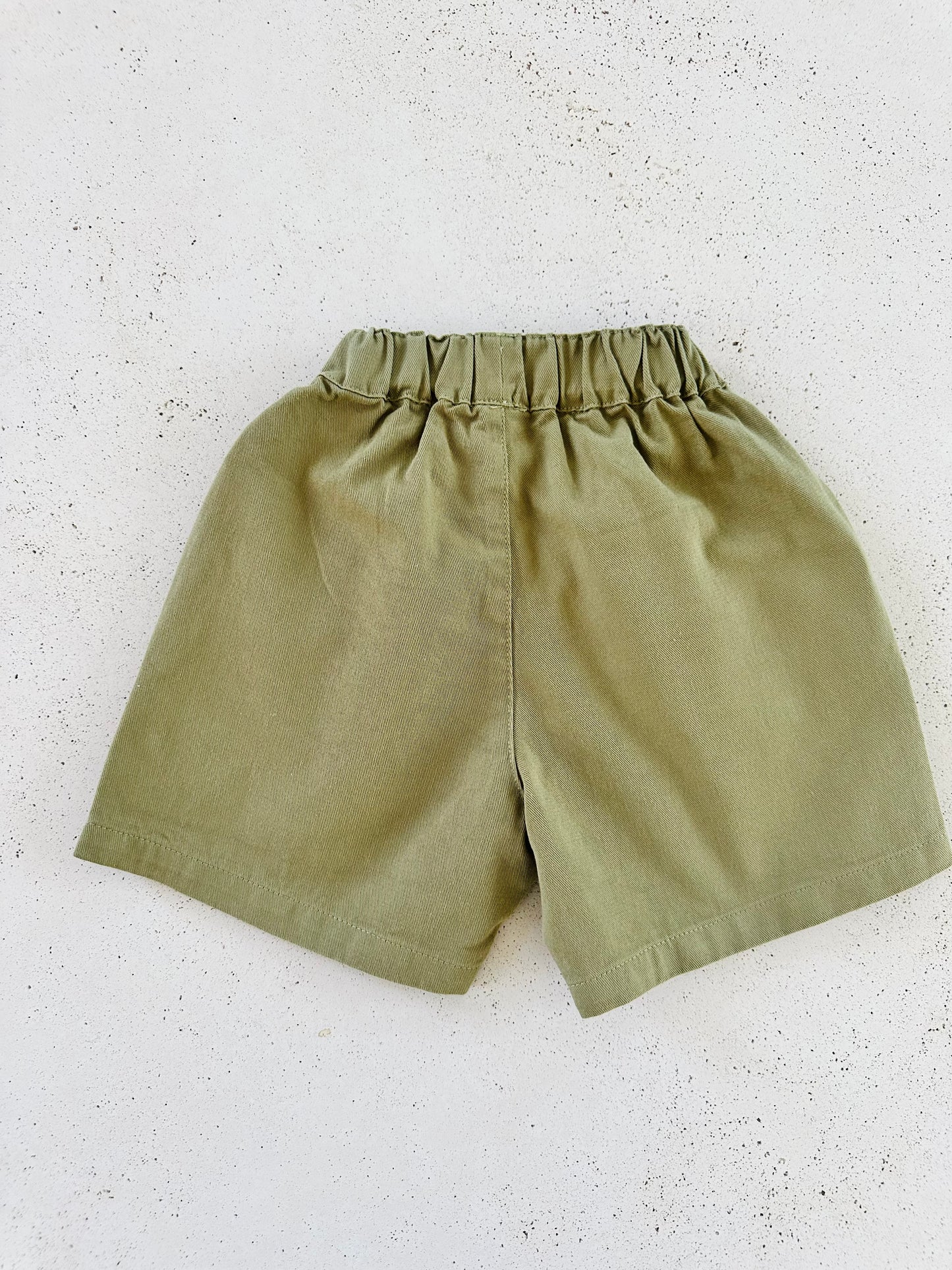 Rafael pleated shorts - khaki