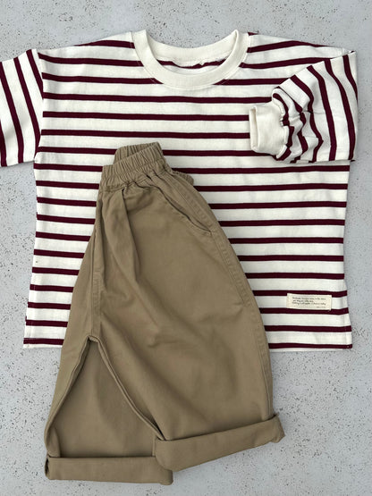 Ake boxy sweatshirt - wine