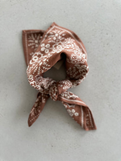 Mysore mini scarf - cinnamon