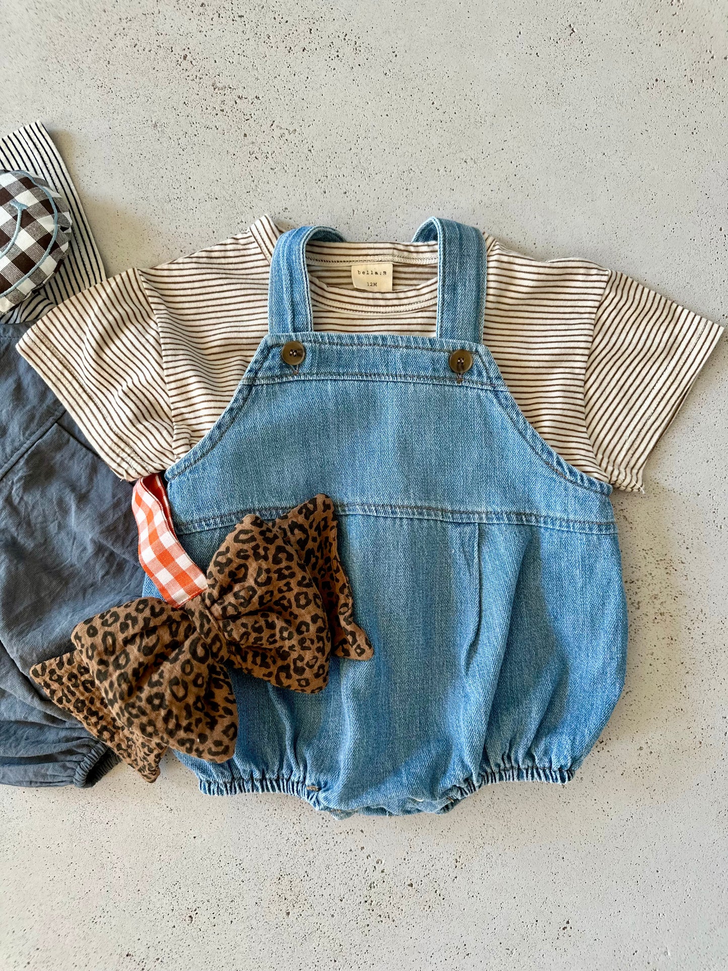 Bebe Sam bloomer overall - denim