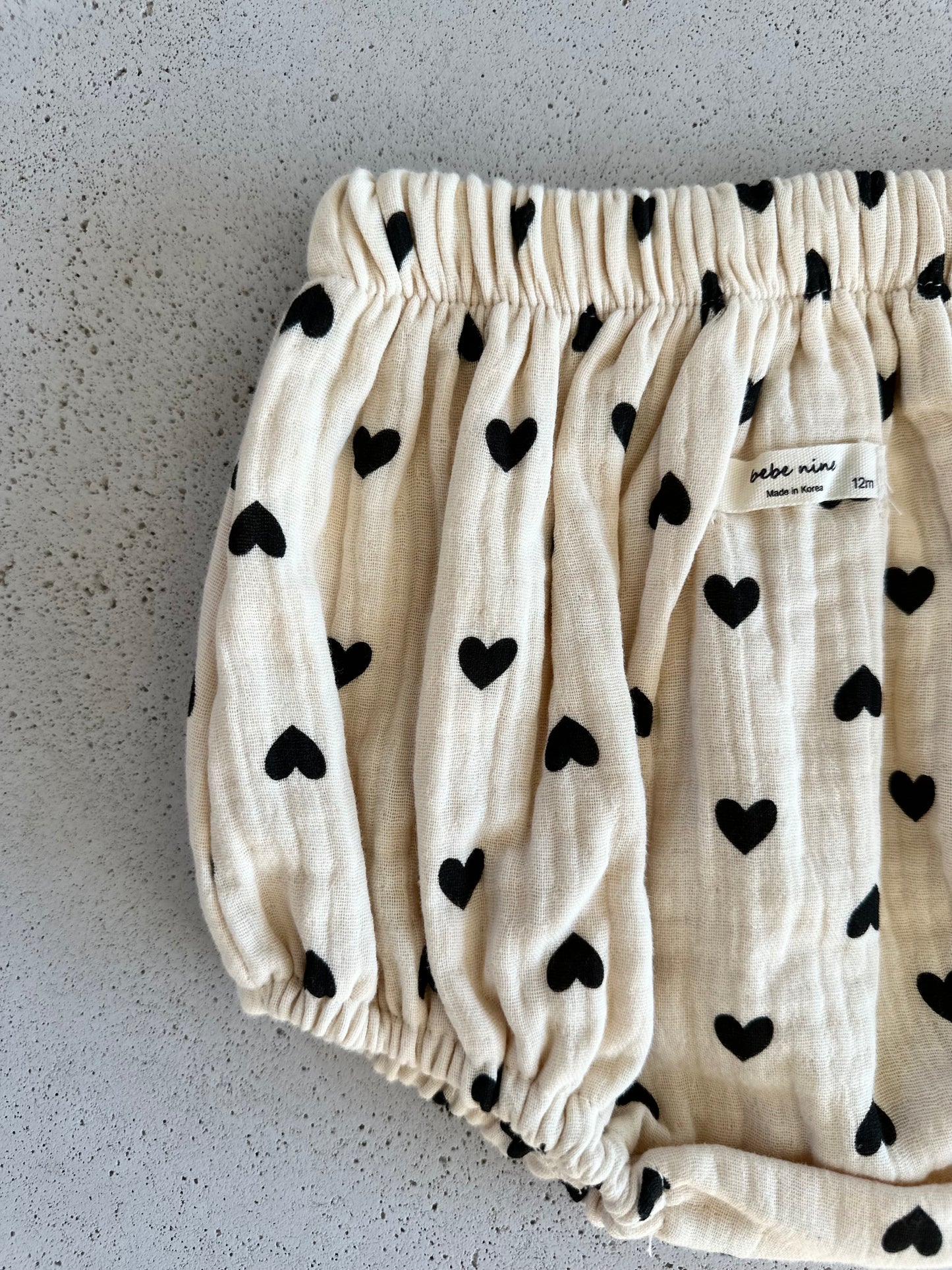 Bebe heart bloomers - ivory