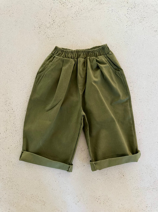 Roy cozy washing pants - khaki