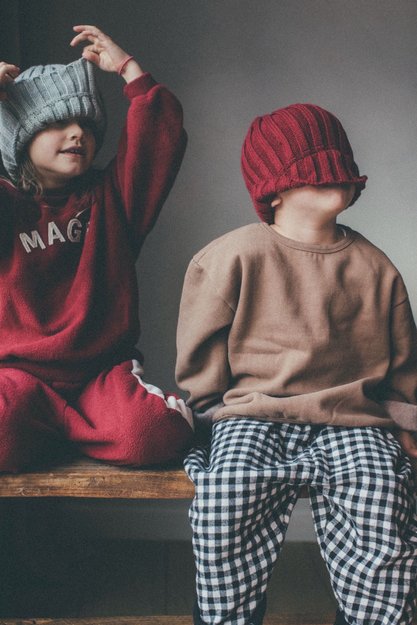 Bangbang fleeced sweater - caramel