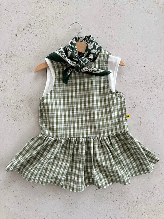 Calcutta mini scarf - green