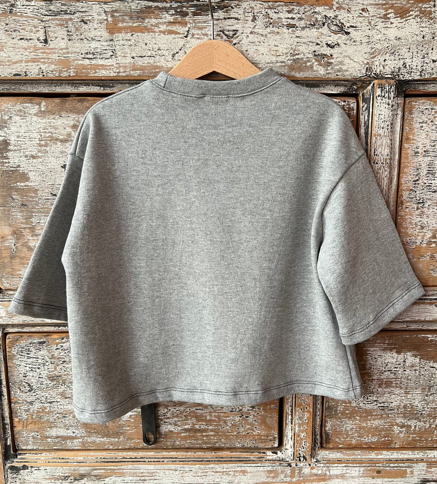 Loose Fit Sweat Tee - Melange