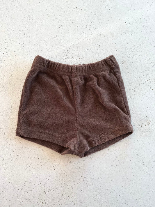 Bebe awesome terry shorts - brown