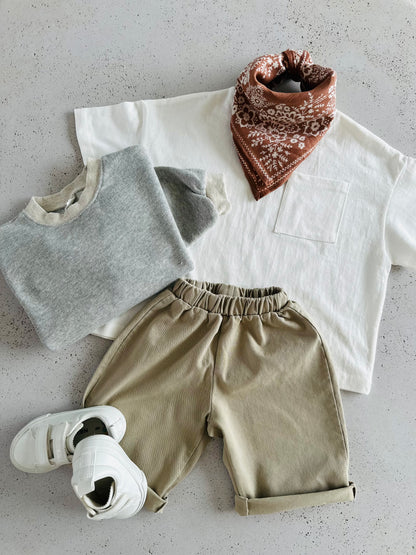 Amigo twill pants - khaki
