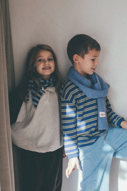 Jean long washed jeans - blue/lightblue