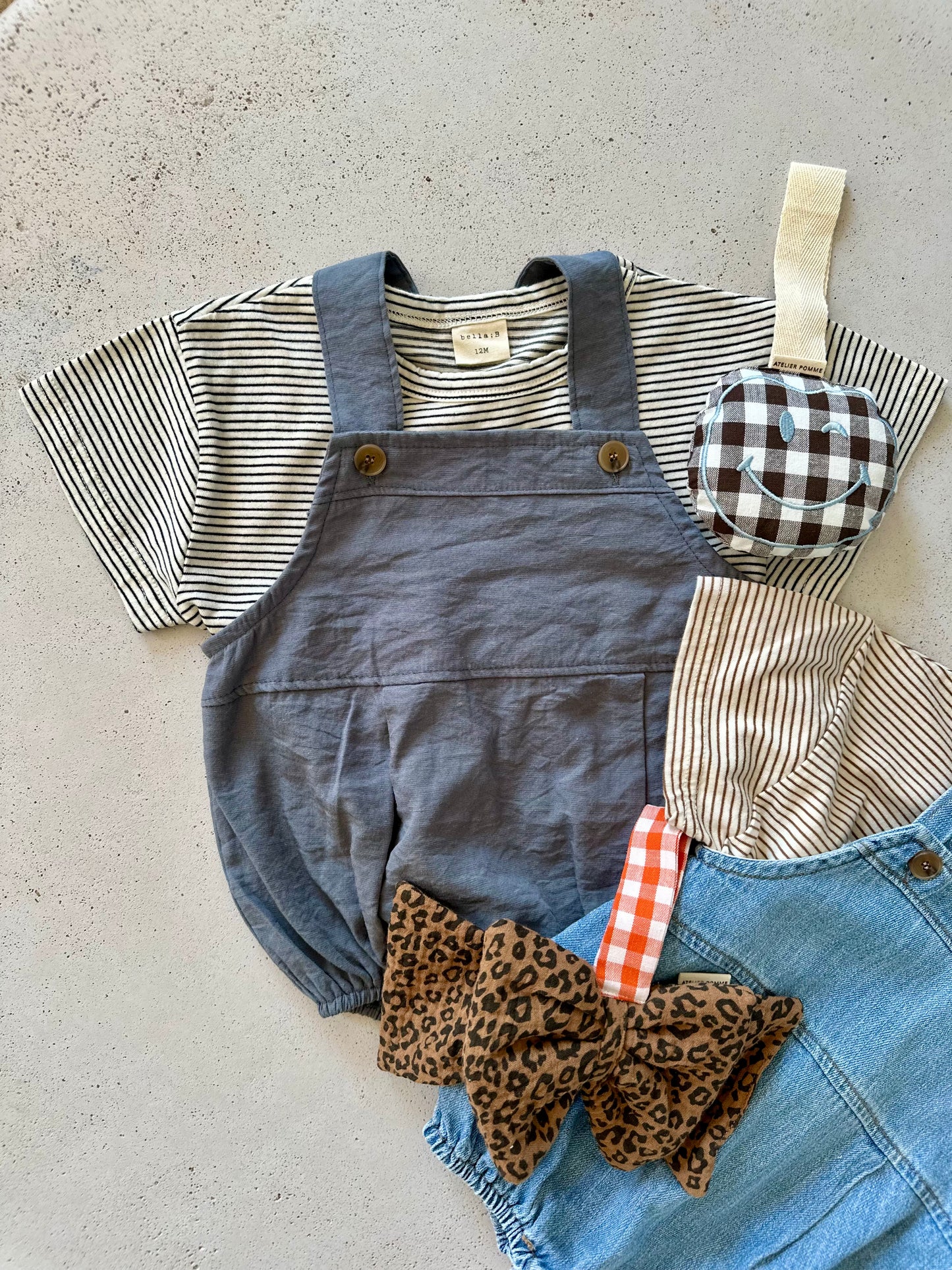 Bebe Sam bloomer overall - charcoal