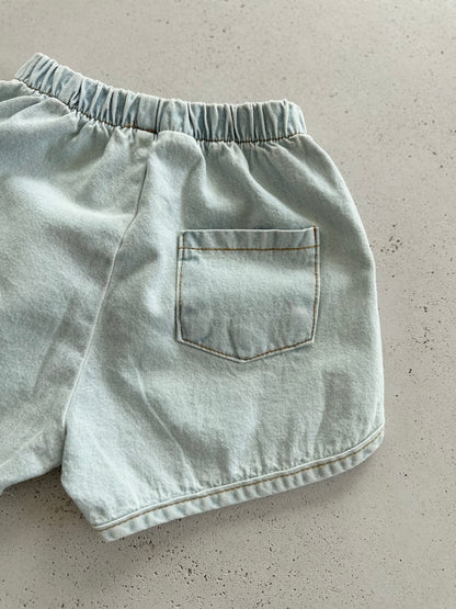 Billy Jean dolphin shorts - light blue