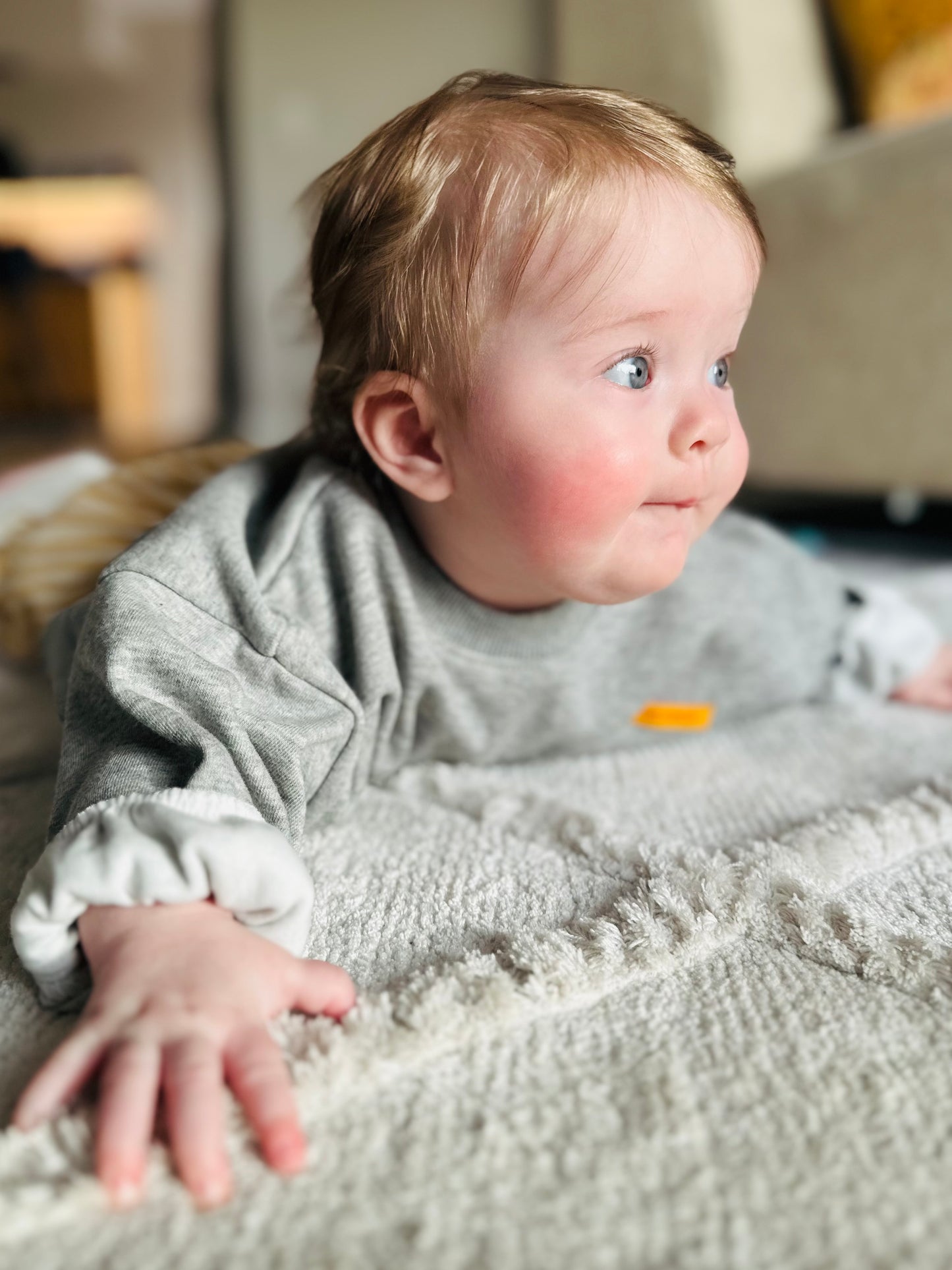 Bebe charlie reversible pants - sky/yellow