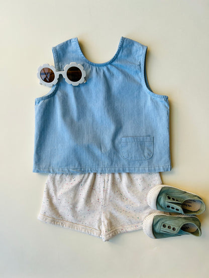 Ace top - Light blue