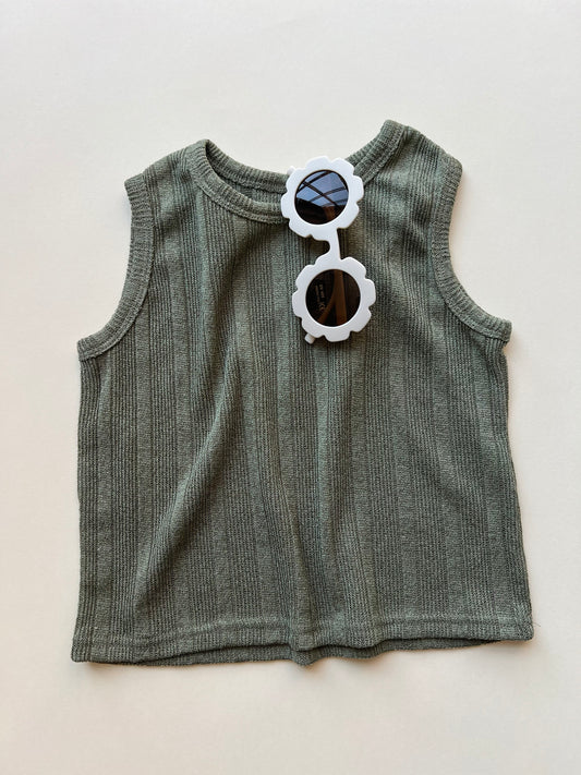 Martini knit top - khaki