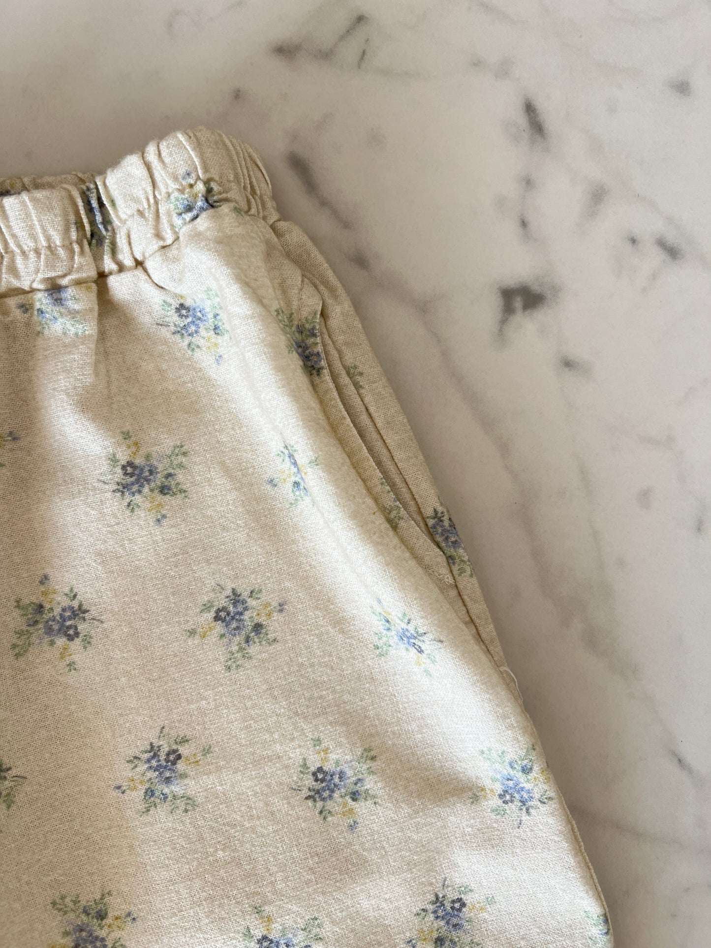 Flower pants - Cream