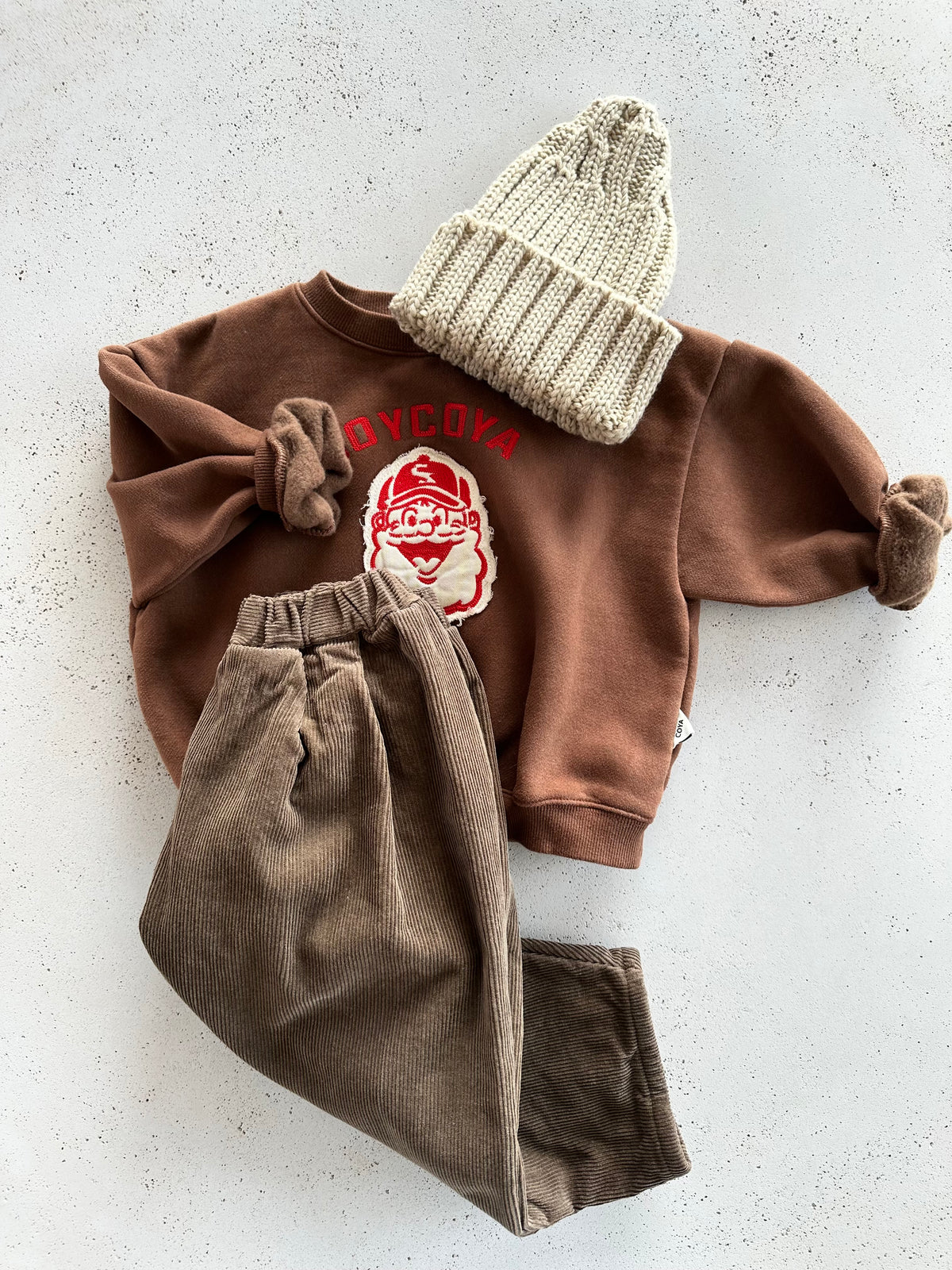 Bambi winter rib pants - dark brown