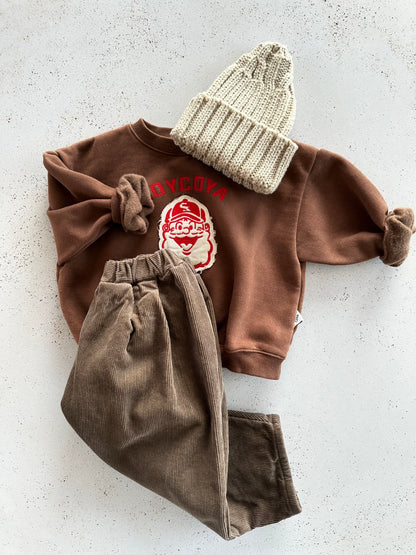 Bambi winter rib pants - dark brown