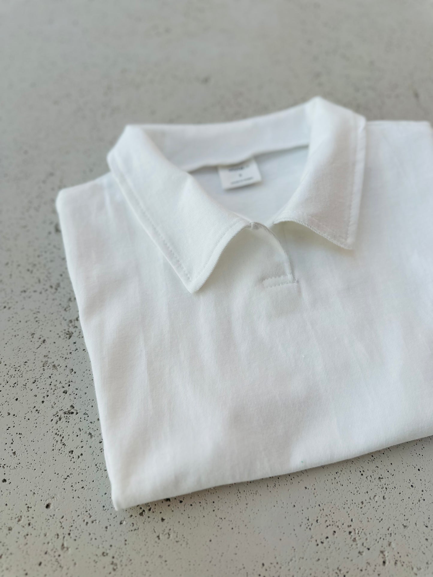 Arthur boxy polo shirt - Ivory