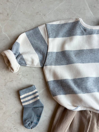 Dani sweatshirt - Grey stripe