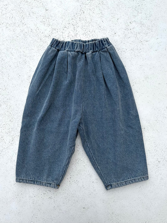 Winter warm pants - denim
