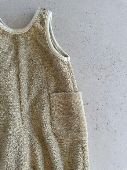Bebe towel onesie - brown/beige