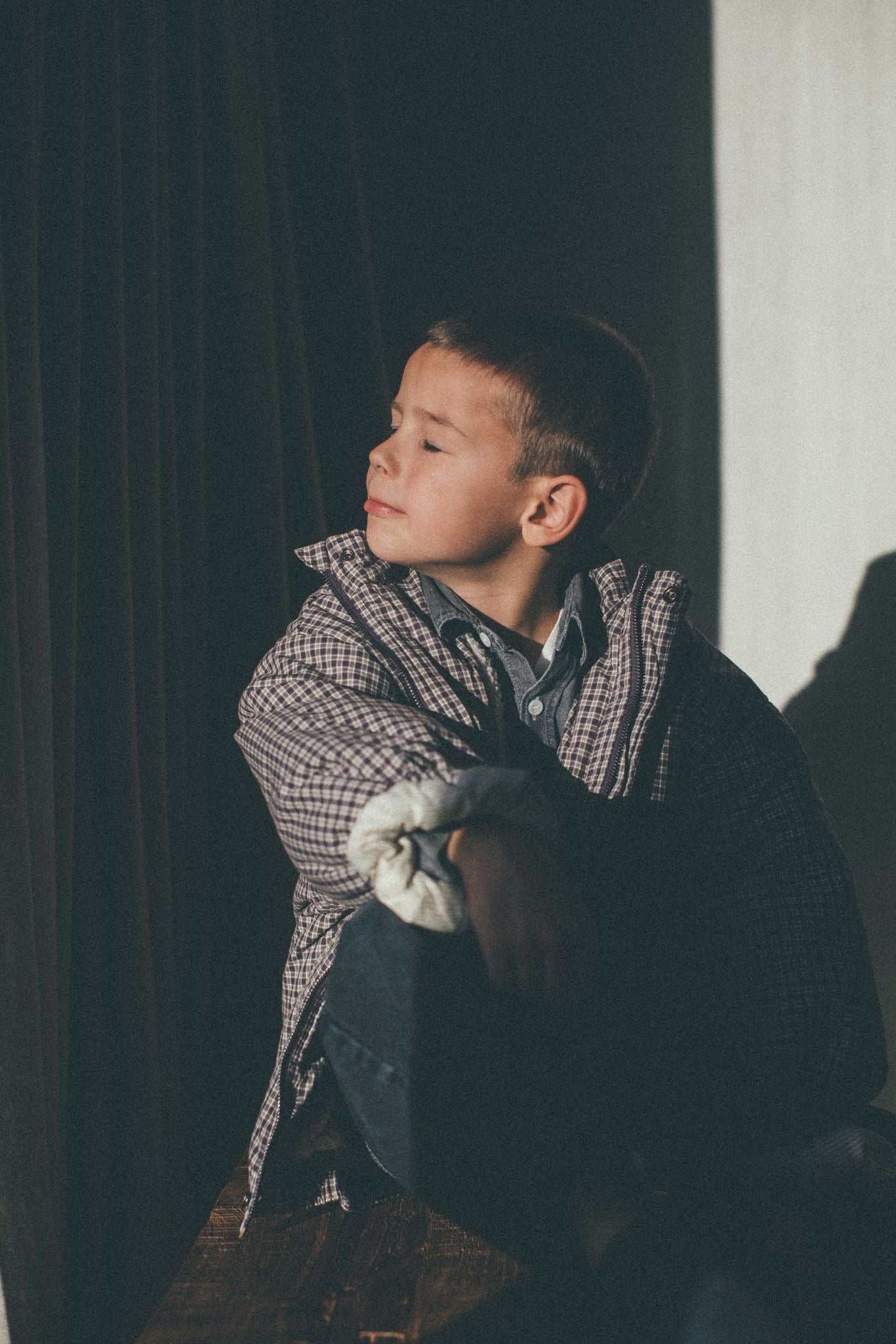 Goju winter check jacket