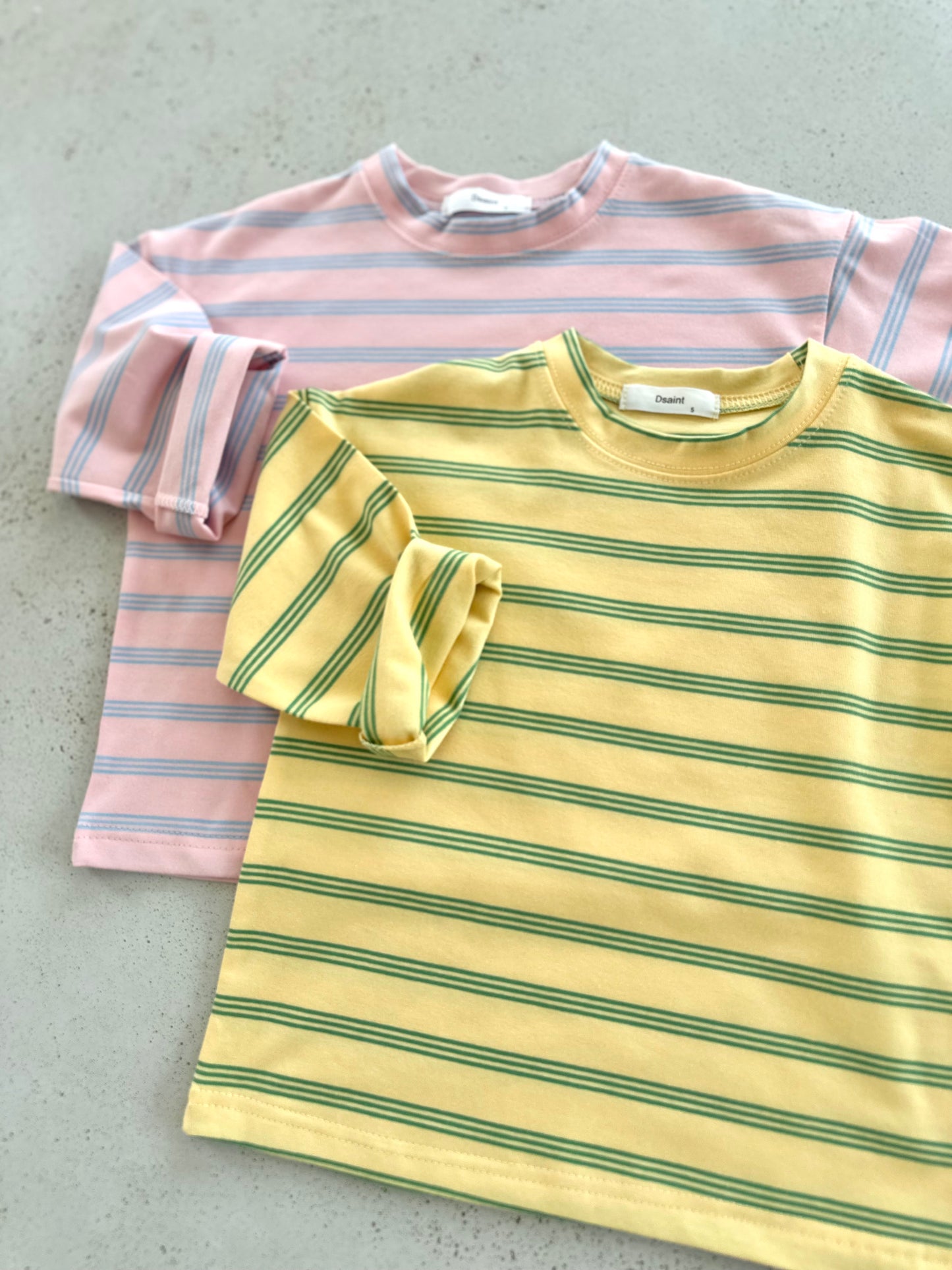 Dossy stripe tee - yellow