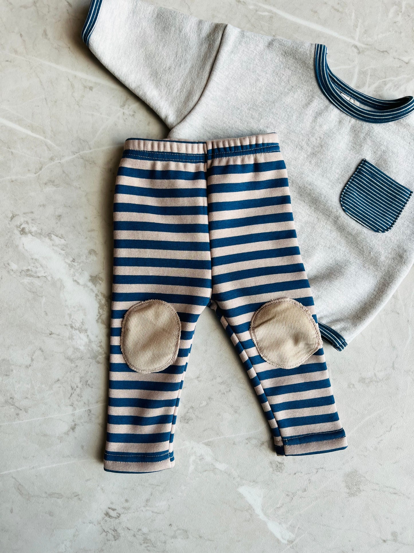 Bebe warm patch leggings - Sky