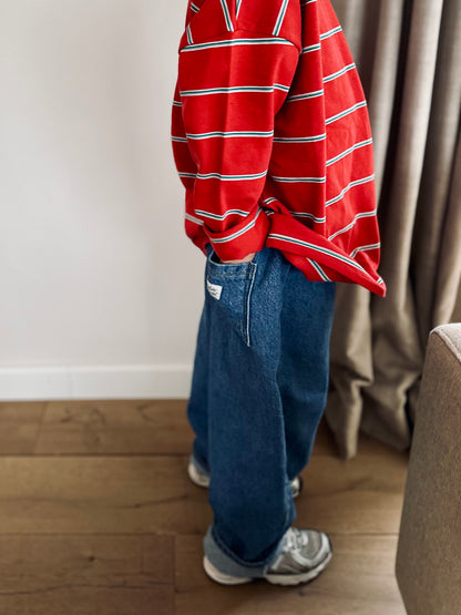 Lee oversized longsleeve sweatshirt - red