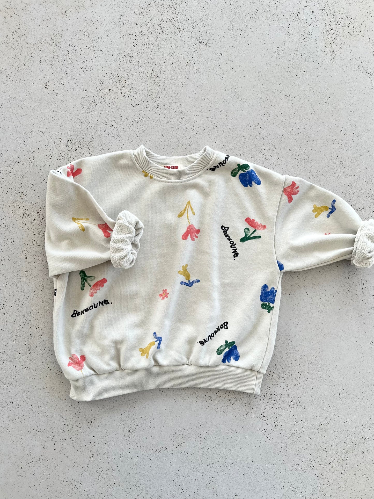 Sanne floral sweater - chalk