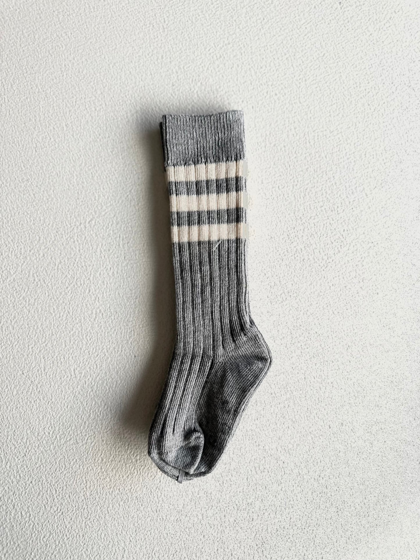 Pair of knee socks - melange grey
