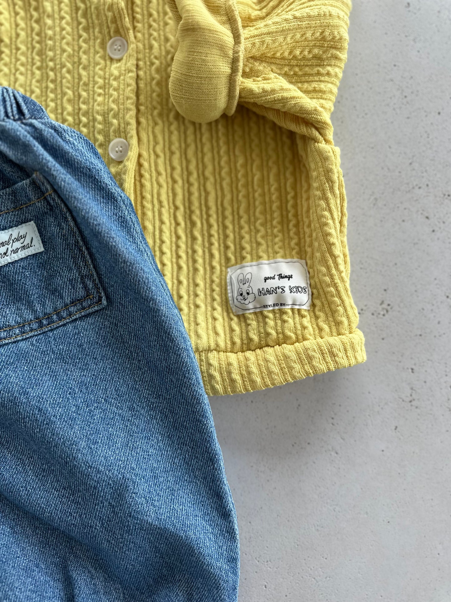 Eline cardigan - yellow