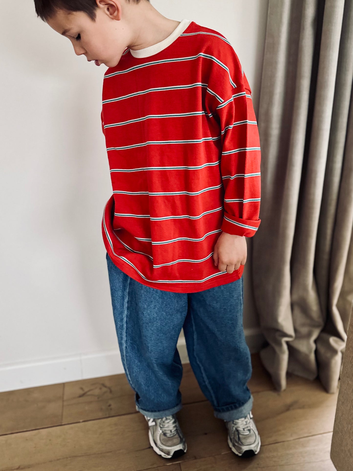 Lee oversized longsleeve sweatshirt - red