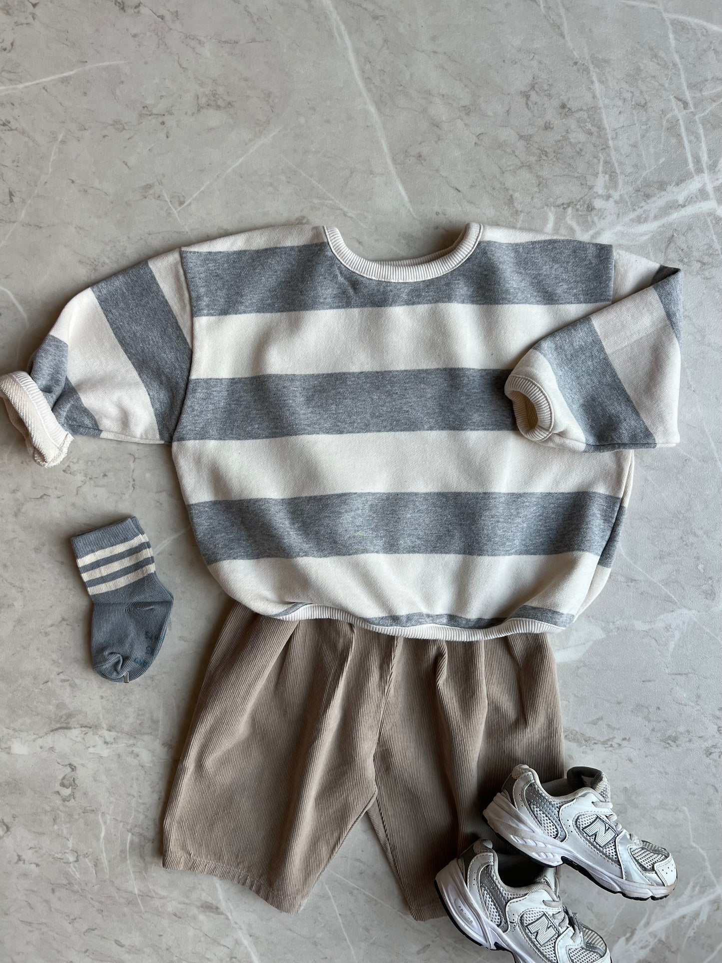 Dani sweatshirt - Grey stripe