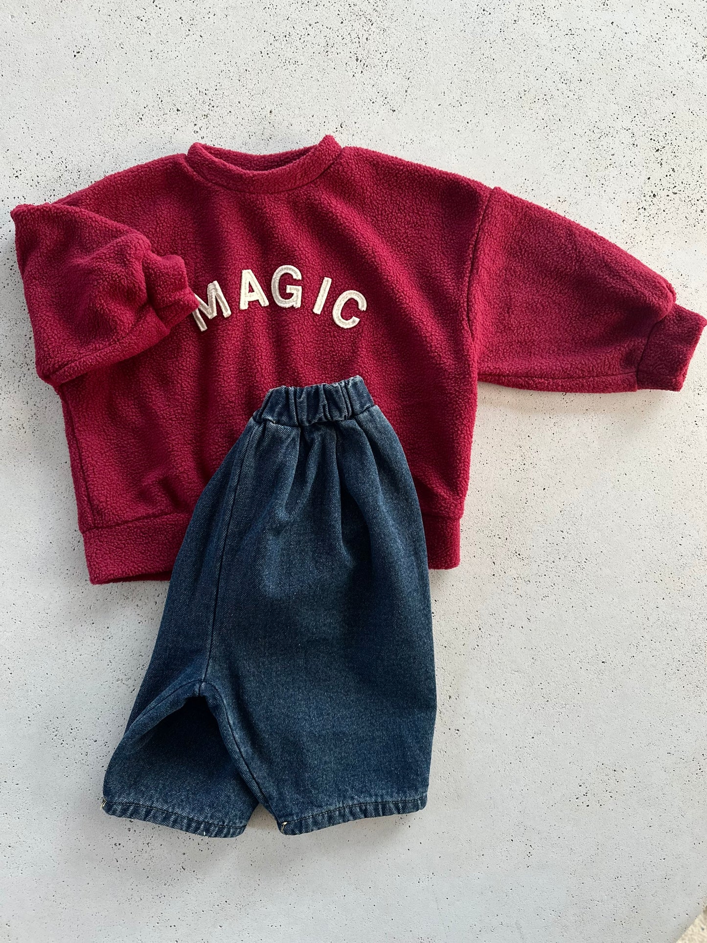 Winter warm pants - denim