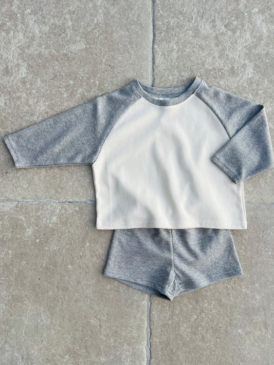 Raglan set - melange