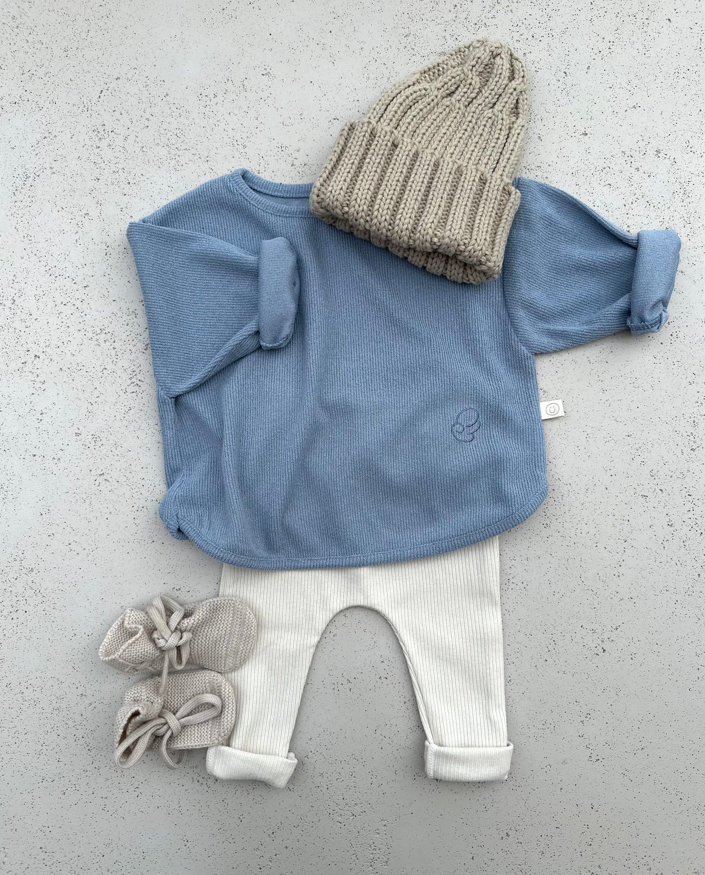 Wing knit - Sky blue